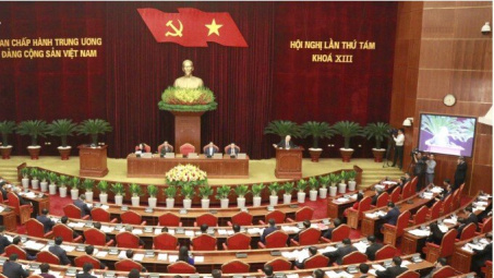 Thông cáo báo chí ngày làm việc thứ ba của Hội nghị Trung ương 8