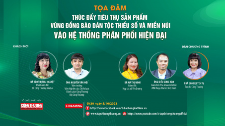 [TRỰC TUYẾN] Thúc đẩy tiêu thụ sản phẩm vùng đồng bào dân tộc thiểu số và miền núi vào hệ thống phân phối hiện đại