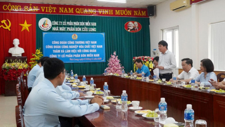 Phân bón miền Nam: 100% công đoàn viên được tham gia BHXH, BHYT