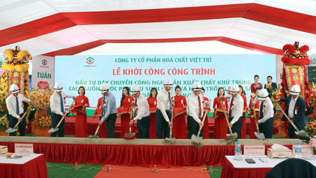 Công ty CP Hóa chất Việt Trì: Khởi công Dự án tăng trưởng xanh, áp dụng kỹ thuật số