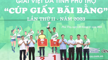 Sôi nổi giải việt dã “Cúp Giấy Bãi Bằng”: VINAPCO giành nhiều giải cao