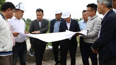 Chủ tịch HĐTV EVNNPT kiểm tra tiến độ thi công Dự án đường dây 500kV mạch 3