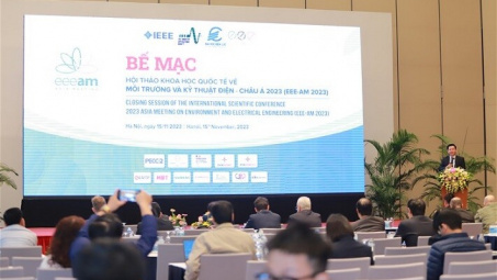 Bế mạc Hội thảo khoa học quốc tế về Môi trường và Kỹ thuật điện - châu Á