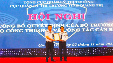 Bổ nhiệm tân Cục trưởng Cục Quản lý thị trường tỉnh Quảng Trị