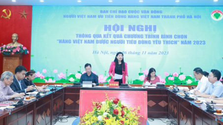 Hà Nội: Bình chọn 150 sản phẩm “Hàng Việt Nam được người tiêu dùng yêu thích” năm 2023