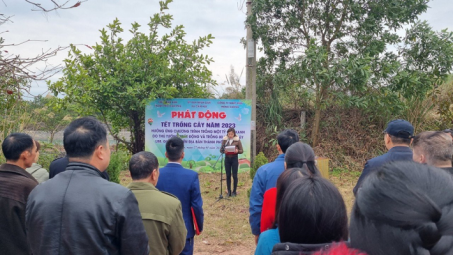 Nhiệt điện Mông Dương hưởng ứng Tết trồng cây năm 2023