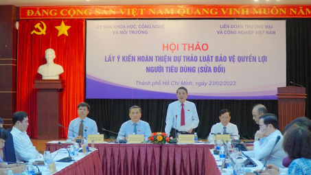 Đánh giá cao những điều chỉnh tích cực trong Dự thảo Luật Bảo vệ quyền lợi người tiêu dùng (sửa đổi)