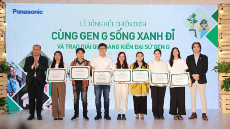 Panasonic truyền cảm hứng sống Xanh thông qua chiến dịch “Cùng Gen G sống xanh đi”