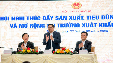 Bộ Công Thương tổ chức Hội nghị thúc đẩy sản xuất tiêu dùng trong nước và mở rộng thị trường xuất khẩu năm 2023
