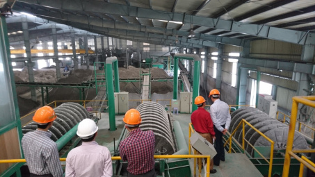 Tìm giải pháp sử dụng bã thải thạch cao làm vật liệu san nền