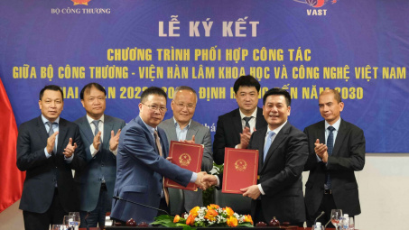 Bộ Công Thương - Viện Hàn lâm Khoa học và Công nghệ Việt Nam ký kết Chương trình phối hợp công tác