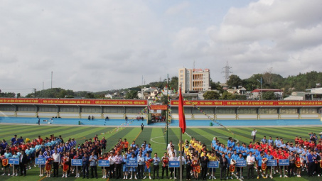 TKV: Tưng bừng khai mạc Giải các môn thể thao dân tộc năm 2023