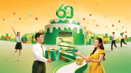 Vietcombank dành hơn 160.000 quà tặng khách hàng nhân dịp sinh nhật 60 năm