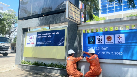 PC Phú Yên: Tích cực hưởng ứng Giờ Trái đất năm 2023