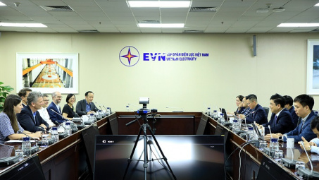 Tập đoàn Điện lực Việt Nam làm việc với Tổ chức Hợp tác Phát triển Đức (GIZ)