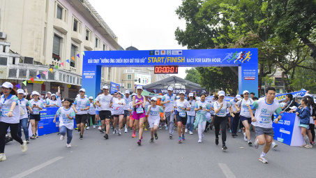 [VIDEO] Hơn 1.000 người tham gia Giải chạy hưởng ứng Chiến dịch Giờ Trái đất năm 2023