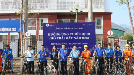 PC Lai Châu: Hưởng ứng chiến dịch “Giờ trái đất năm 2023”