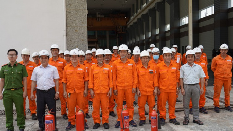 Thủy điện Sông Ba Hạ nâng cao kiến thức phòng cháy chữa cháy và cứu hộ cứu nạn