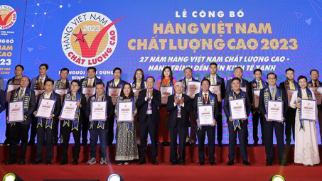 CALOFIC: Liên tiếp 24 năm giữ vững danh hiệu "Hàng Việt Nam chất lượng cao”