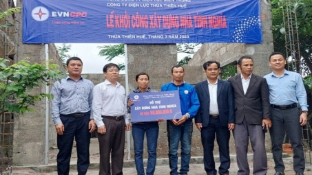 PC Thừa Thiên Huế: Khởi công xây nhà tình nghĩa trị giá 60 triệu đồng