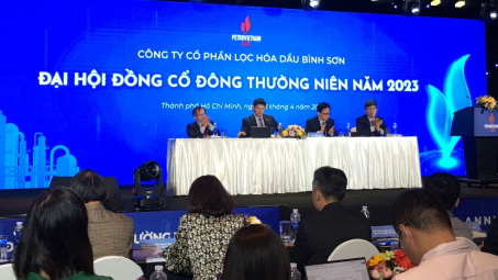Đại hội cổ đông Lọc hoá dầu Bình Sơn: Mục tiêu kinh doanh thận trọng, dự kiến niêm yết trên sàn HoSE vào quý 3/2023
