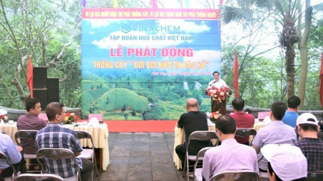 VINACHEM: Lễ phát động trồng cây “Đời đời nhớ ơn Bác Hồ”