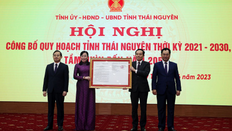 Công bố Quy hoạch tỉnh Thái Nguyên thời kỳ 2021-2030, tầm nhìn đến năm 2050