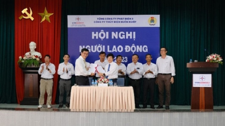 Công ty Thủy điện Buôn Kuốp tổ chức Hội nghị Người lao động năm 2023