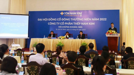 ĐHĐCĐ Thép Nam Kim (NKG): Sẽ có lãi trở lại trong nửa đầu năm nay, giá tồn kho đã về mức an toàn