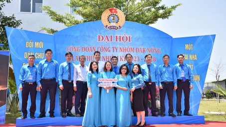 Công đoàn Công ty Nhôm Đắk Nông tổ chức Đại hội lần thứ II