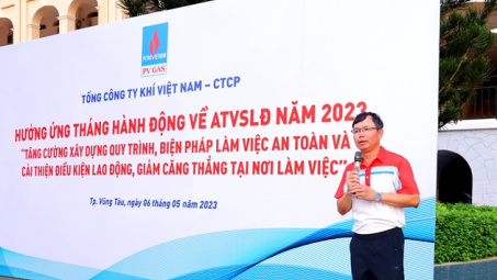 PV GAS phát động Tháng Công nhân - Tháng hành động về ATVSLĐ