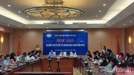 Công bố sự kiện Chuyển đổi số ngành Ngân hàng năm 2023