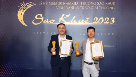 Trung tâm Tin học và Công nghệ số, Cục Thương mại điện tử và Kinh tế số xuất sắc giành 2 giải thưởng Sao Khuê 2023