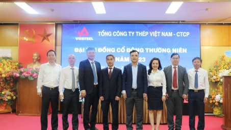Đại hội cổ đông năm 2023 của VNSTEEL: Thận trọng giảm rủi ro, chủ động nguồn tài chính 2 dự án lớn, bầu lãnh đạo mới