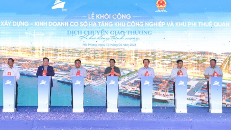 Khởi công khu phi thuế quan cảng biển lớn nhất Việt Nam