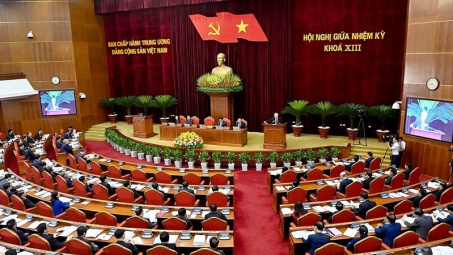 Ngày làm việc thứ hai Hội nghị giữa nhiệm kỳ Ban Chấp hành Trung ương Đảng khóa XIII