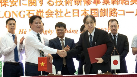 Vinacomin và Kushiro: Ký thỏa thuận "Đào tạo công nghệ an toàn và khai thác than"