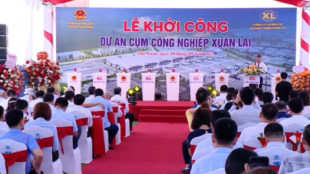 Khởi công dự án cụm công nghiệp Xuân Lai, huyện Thọ Xuân tỉnh Thanh Hoá