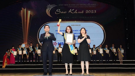 Ngân hàng MB tiếp tục ghi danh tại giải thưởng Sao Khuê 2023