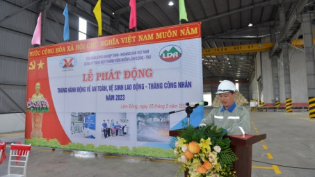 Công ty Nhôm Lâm Đồng phát động Tháng hành động an toàn vệ sinh lao động