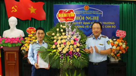 Bổ nhiệm Cục trưởng Cục Quản lý thị trường tỉnh Hà Nam