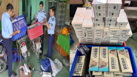 Đồng Tháp: Thu giữ trên 1.300 bao thuốc lá nhập lậu