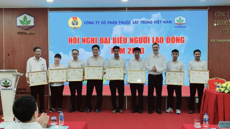 Công ty CP Thuốc sát trùng Việt Nam: Luôn đảm bảo quyền lợi người lao động
