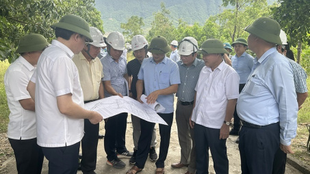 Đốc thúc tiến độ bồi thường, giải phóng mặt bằng Dự án trạm biến áp 220kV Vũng Áng