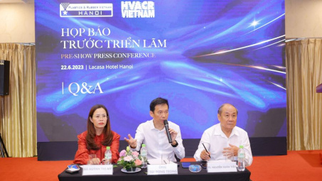 Hàng trăm doanh nghiệp trong và ngoài nước sẽ tham dự triển lãm quốc tế công nghệ làm lạnh, tòa nhà thông minh và ngành nhựa, cao su tại Việt Nam