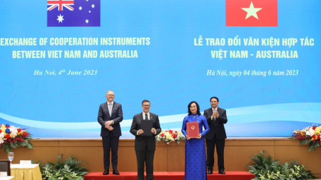 Việt Nam và Australia thành lập Cơ chế đối thoại cấp Bộ trưởng về Thương mại