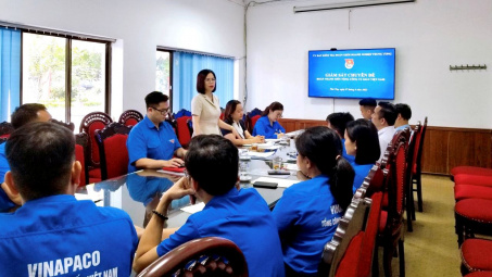Đoàn Thanh niên VINAPACO làm việc với Đoàn Khối Doanh nghiệp Trung ương