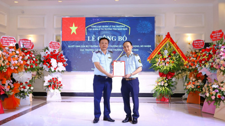 Bổ nhiệm ông Lê Quang Tú giữ chức vụ Cục trưởng Cục Quản lý thị trường Nam Định