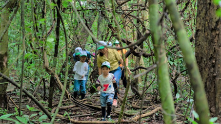 EVNGENCO3: Thú vị hành trình Trải nghiệm về với đại ngàn Cát Tiên của các em thiếu nhi