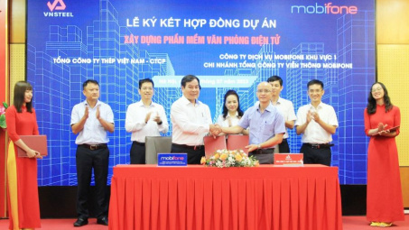 VNSTEEL triển khai phần mềm Văn phòng điện tử và phần mềm Sổ tay Đảng viên